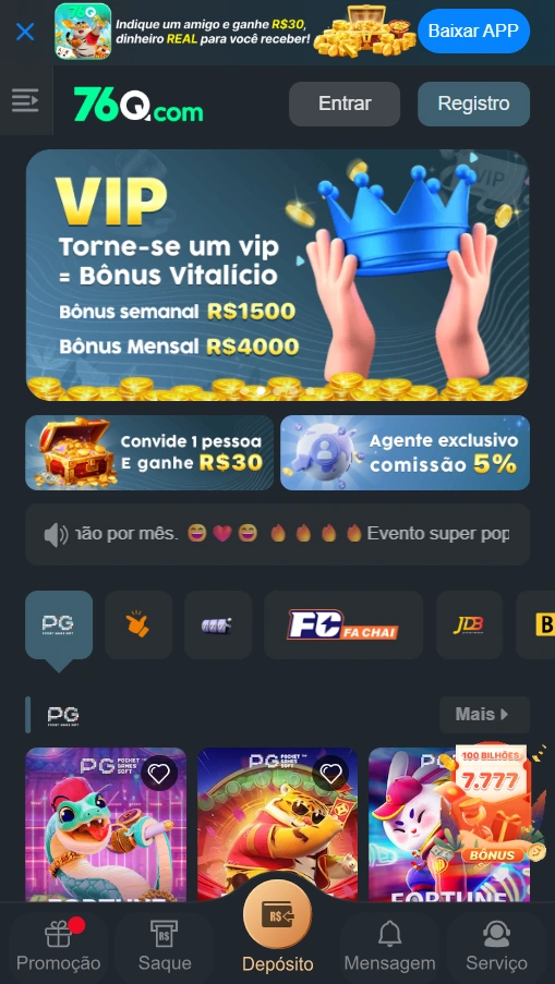 76q Cassino Online Brasil 2025 – Pix Instantâneo, Bônus Exclusivos e Jackpots Milionários para Jogadores Brasileiros